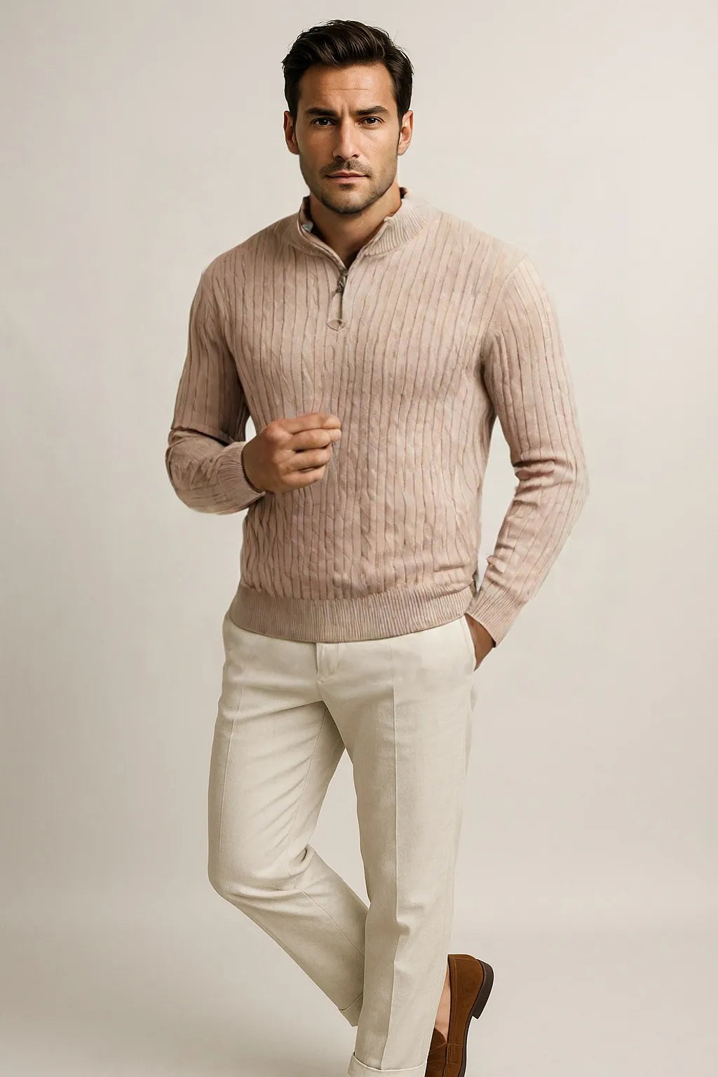 100% KASHMIR-SWEATER