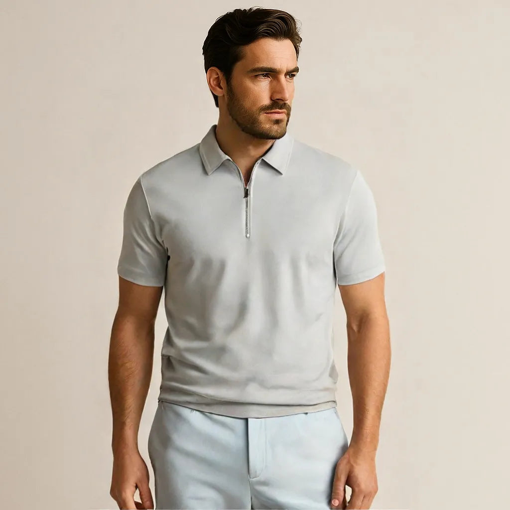 RIVERIA POLO MED ZIPPED