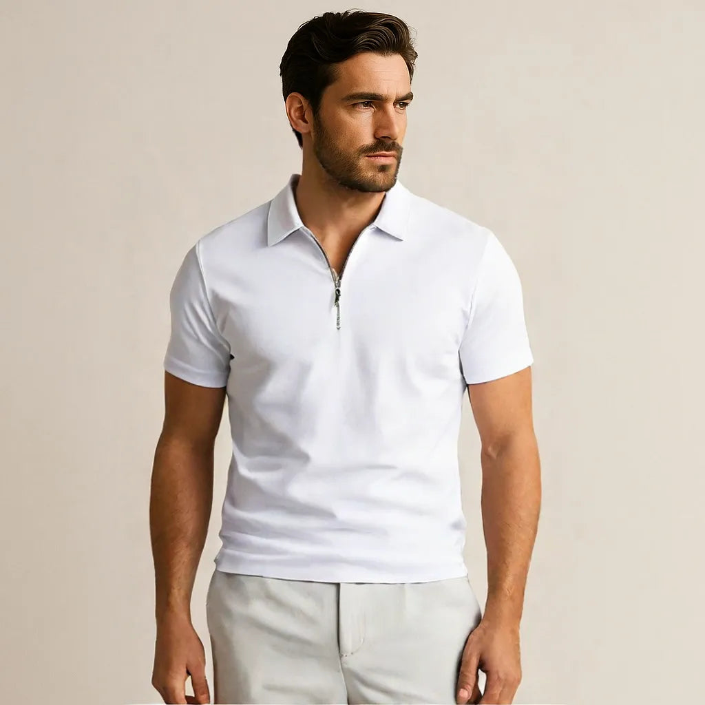 RIVERIA POLO MED ZIPPED