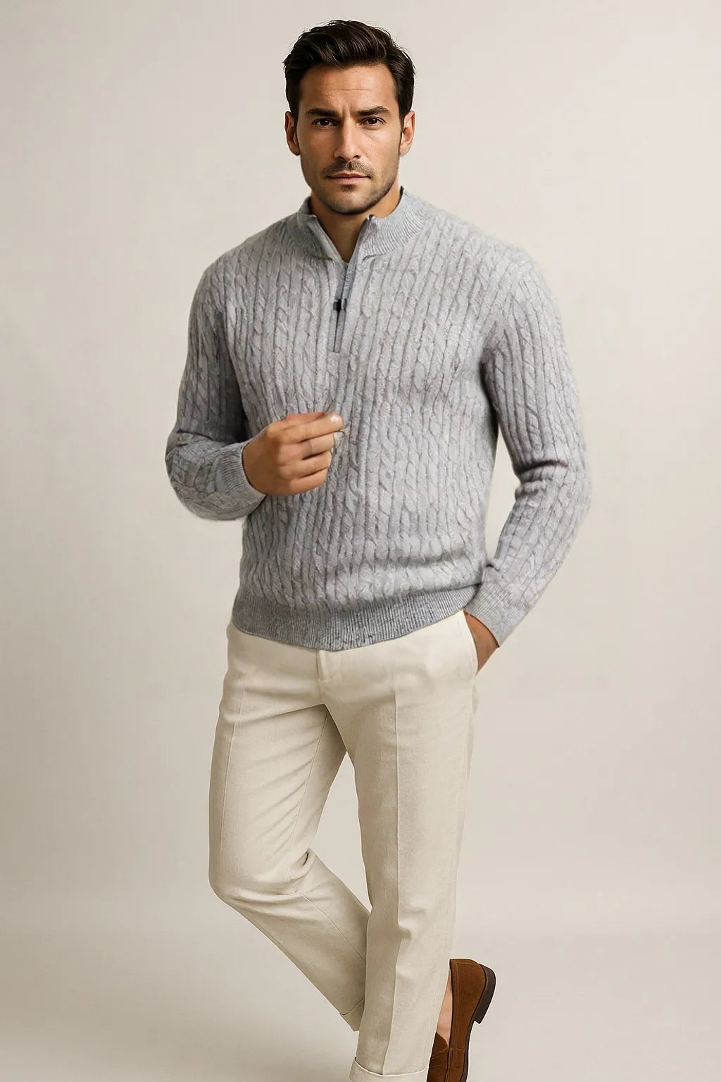 100% KASHMIR-SWEATER