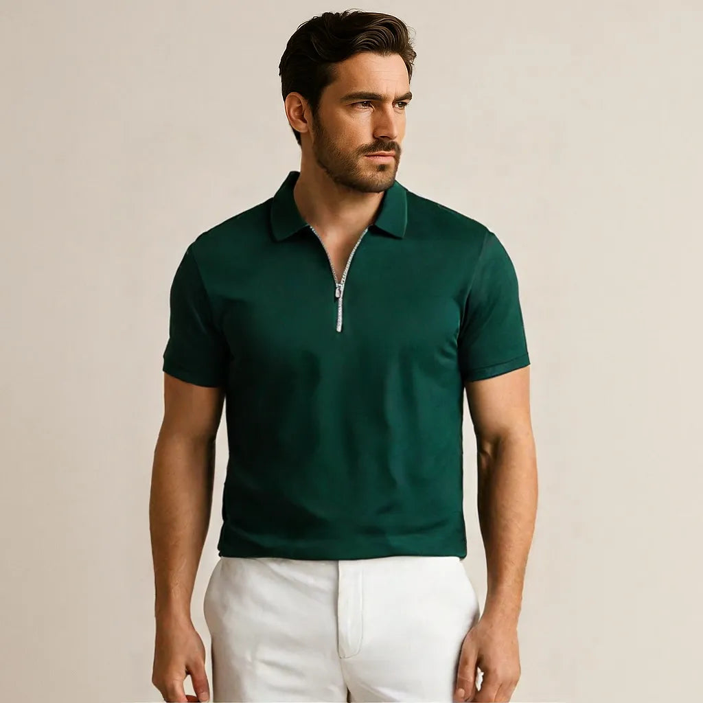 RIVERIA POLO MED ZIPPED